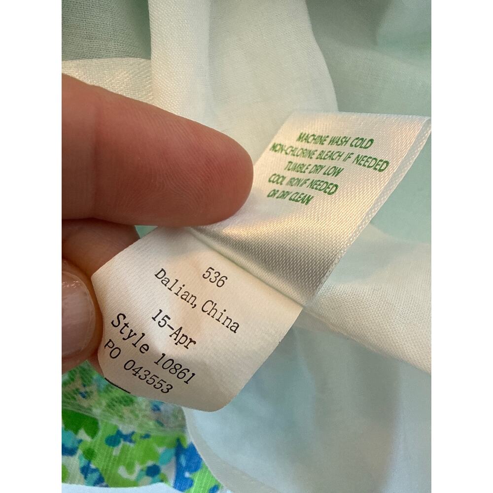 Lilly Pulitzer Cathy Shift Dress Sky Blue Heaven Size 0 Coastal Resort Wear - Picture 10 of 10